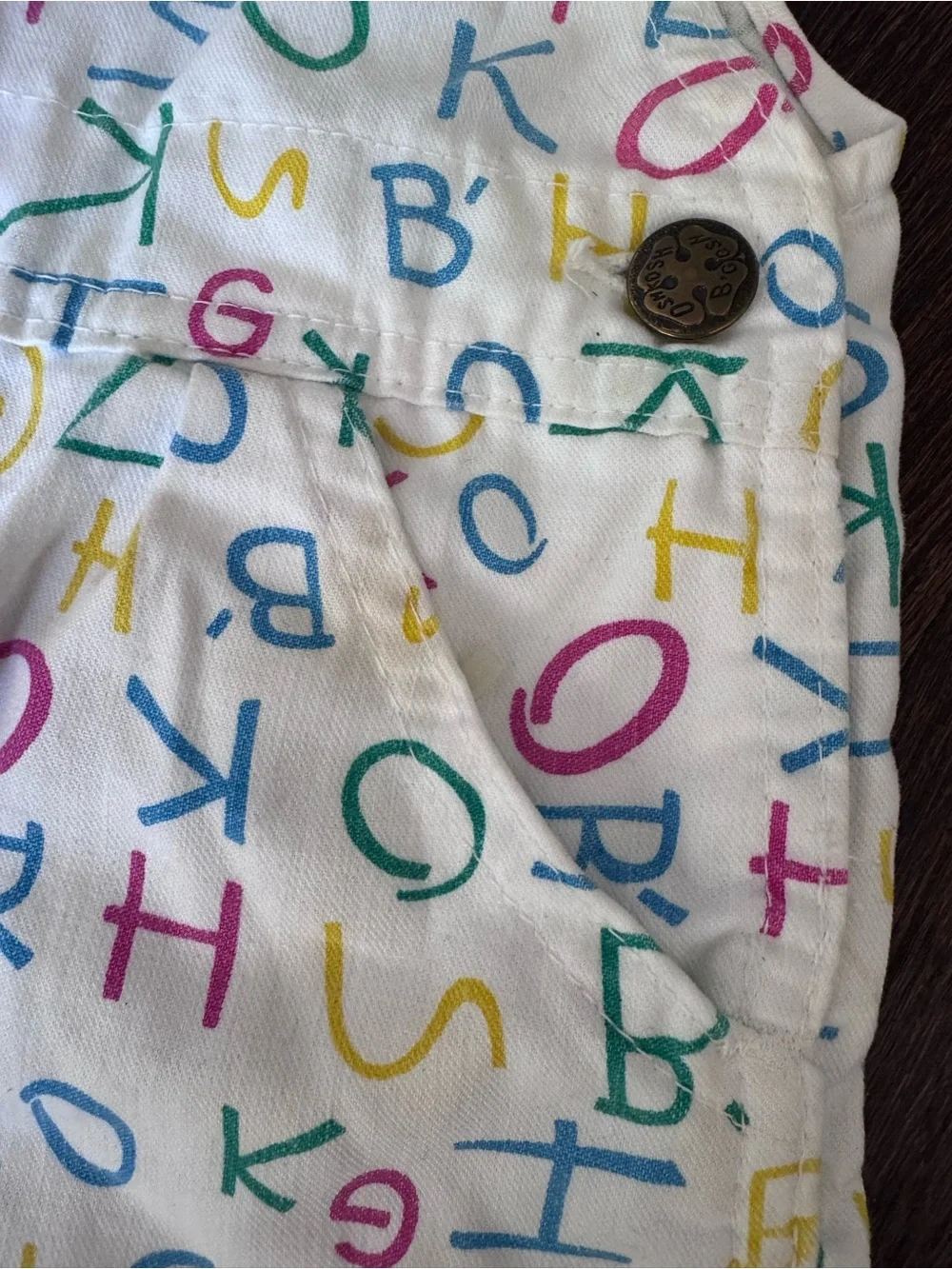 Vintage OshKosh ABC Overalls